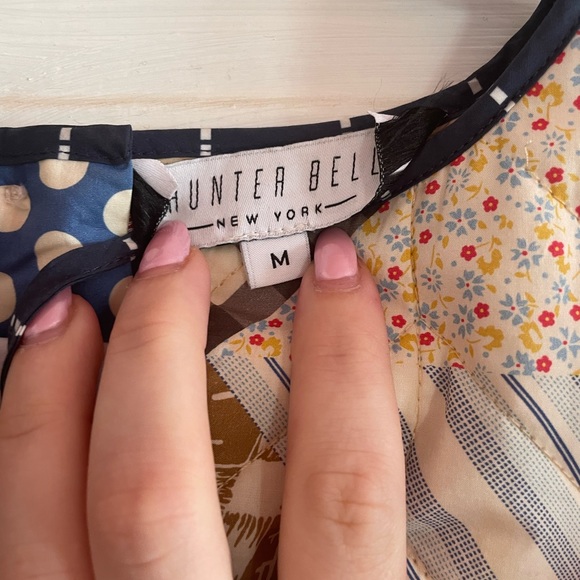 Hunter Bell NYC Patchwork Quilt Dress Britton PRICE FIRM - Picture 4 of 4